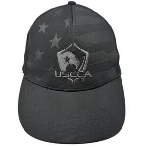 USCCA Trucker Hat Black OSFM Snapback Mesh Eagle Shield American Flag Logo Hat